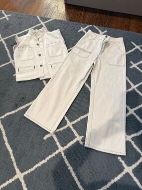 Seventy + Mochi Elodi Jeans and Vest Set NWT